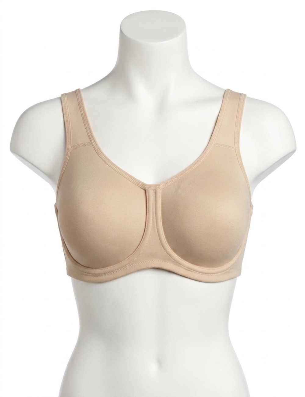 NEW WACOAL convertible underwire sports bra in naturally nude